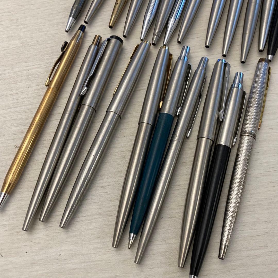 パーカー　クロス　ボールペン　セット　まとめ　24本　筆記未確認　希少