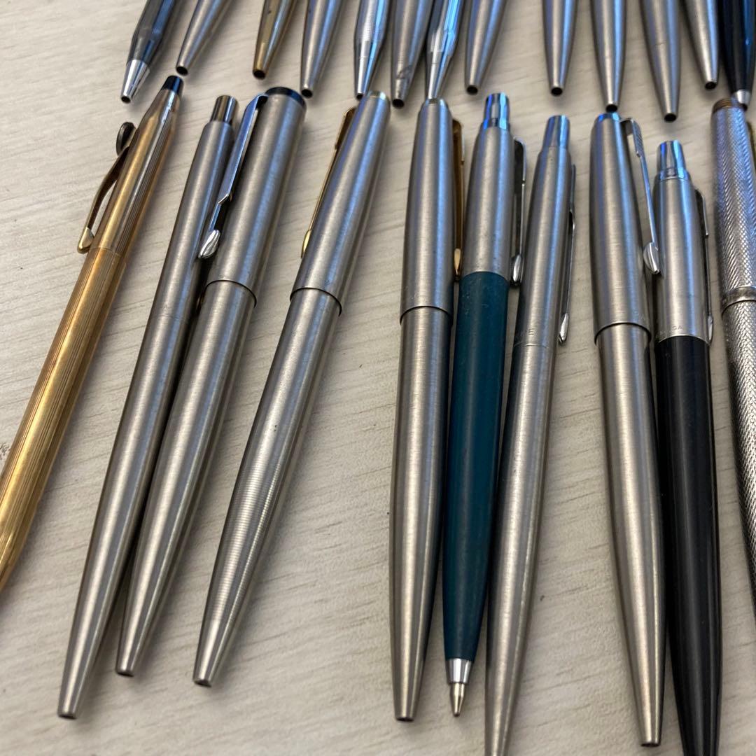 パーカー　クロス　ボールペン　セット　まとめ　24本　筆記未確認　希少