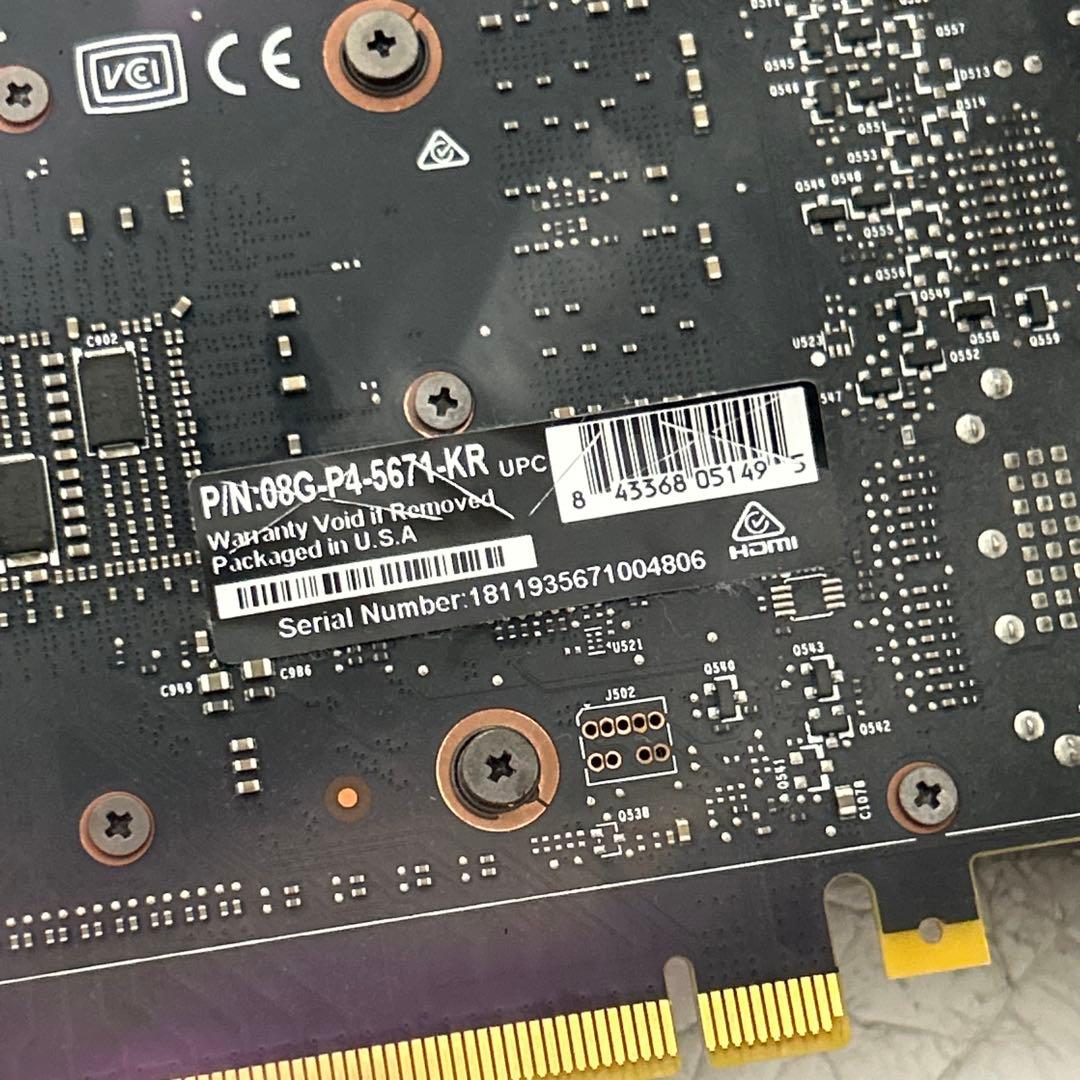 グラフィックボード・グラボ・ビデオカード EVGA GeForce GTX1070 Ti 8G