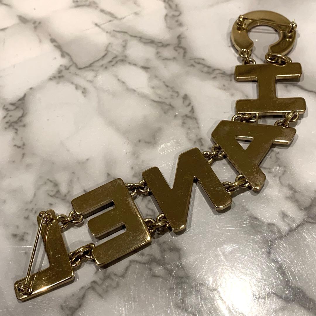 専用です シャネル　CHANEL ロゴ　ブラッククリスタル　立体ブローチ　美品