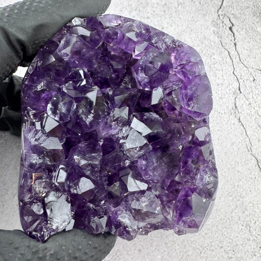 G-103アメジストクラスター ドーム 原石 天然石 パワーストーン　インテリア