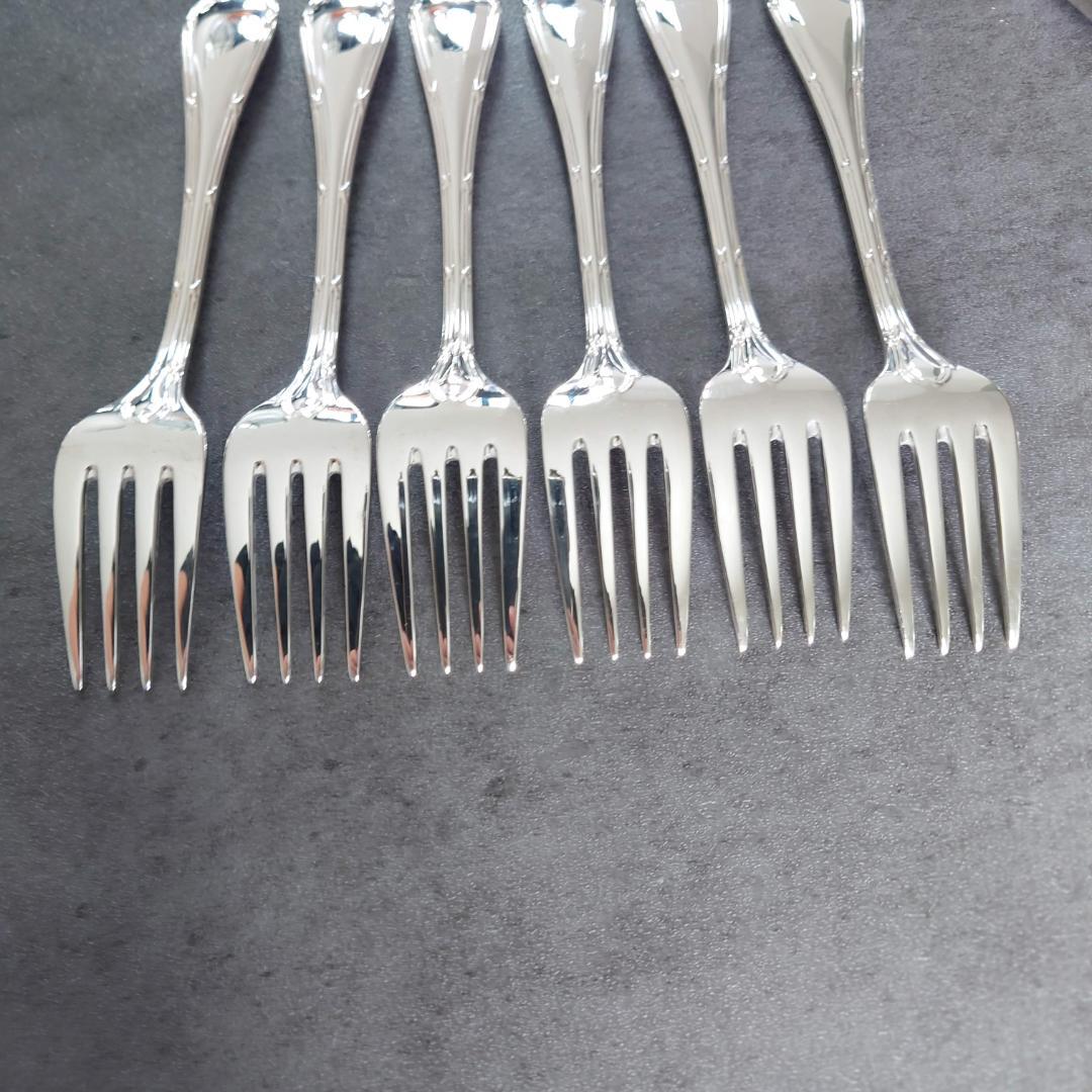 希少 美品 クリストフル リュバン サラダフォーク 6点