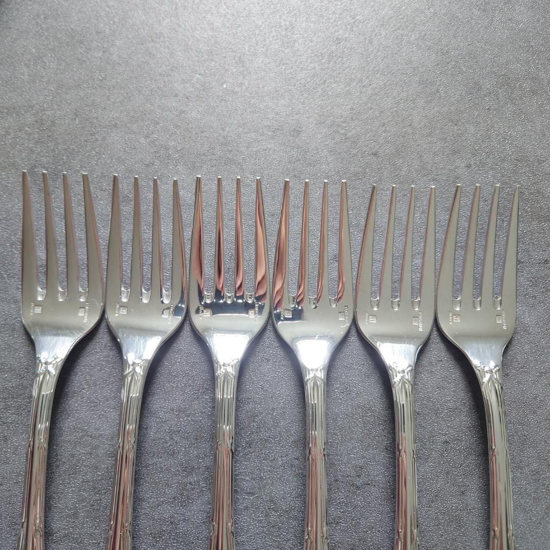 希少 美品 クリストフル リュバン サラダフォーク 6点