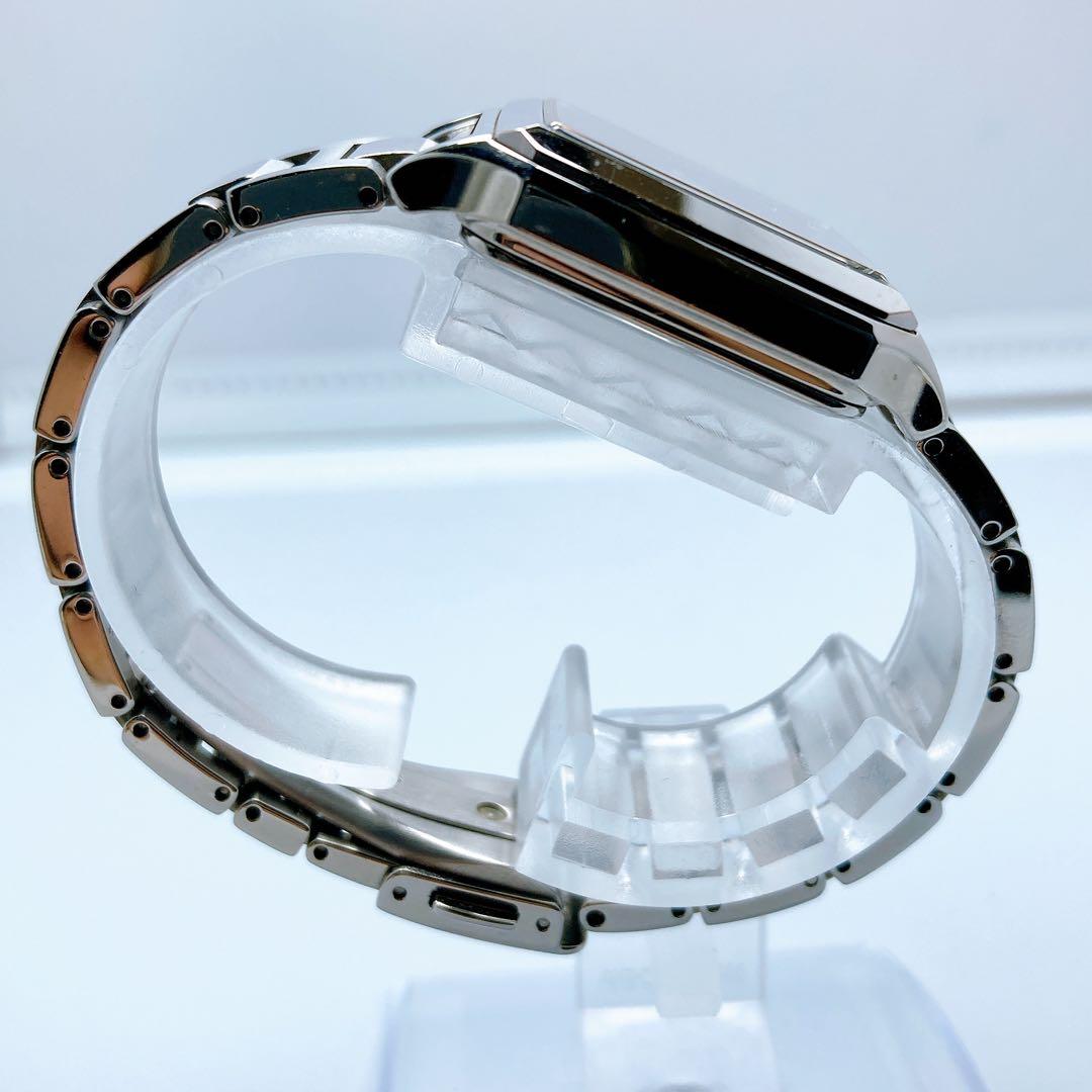 589 セイコー　ルキア　1B22-0CF0 スクエア　ソーラー　腕時計