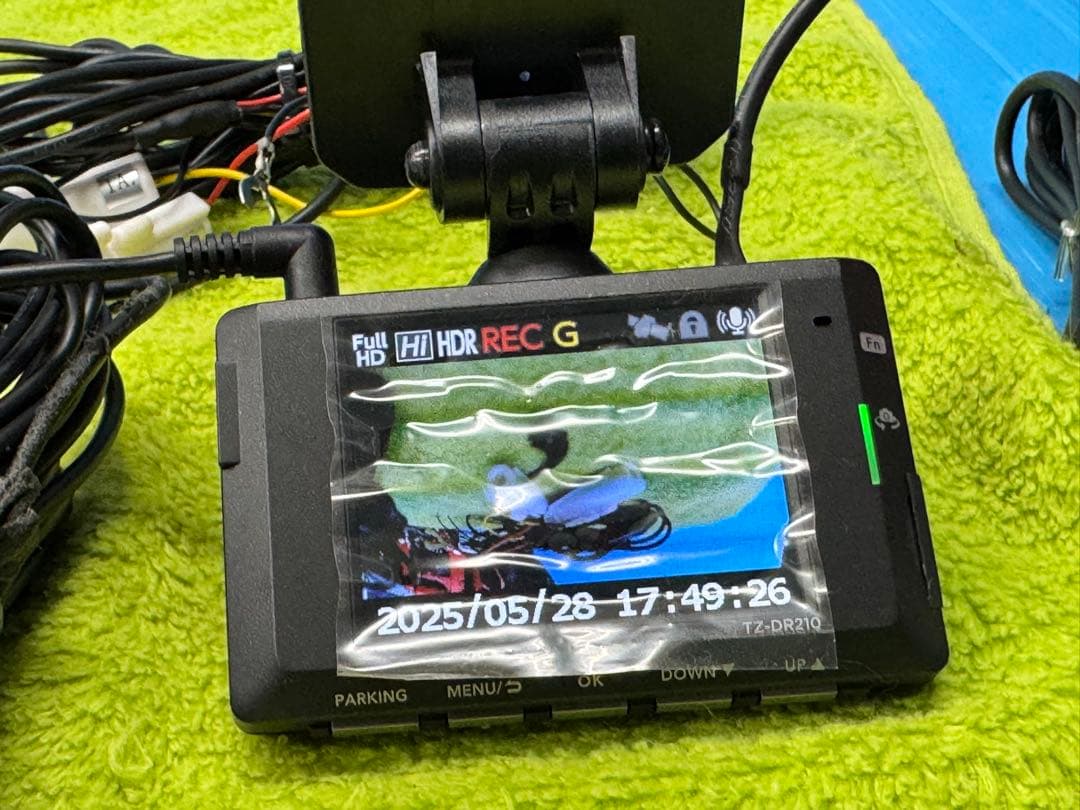 コムテック（トヨタ純正）★TZ-DR210 ドライブレコーダー 前後カメラ