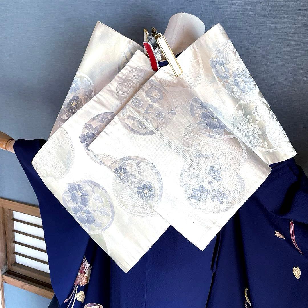 まるページ　手描き友禅　成人式振袖　振袖　裄丈69