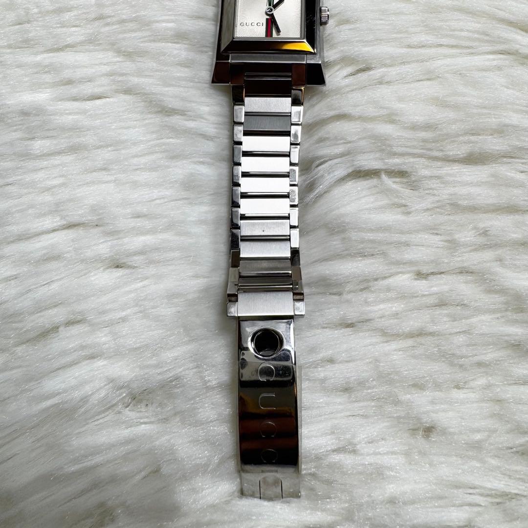 美品⭐️GUCCI 111L スチール 腕時計 クォーツ スクエア 稼動品