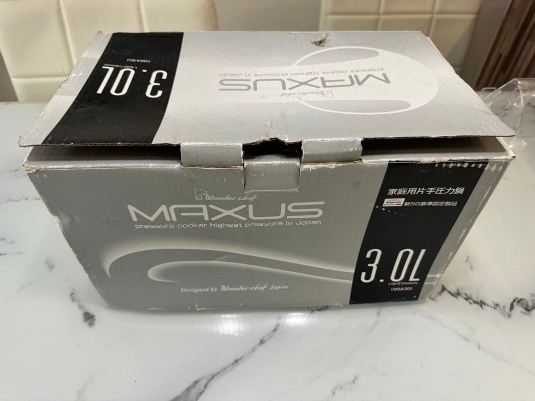 ワンダーシェフ　マクサス片手圧力鍋　３リットル新品未使用