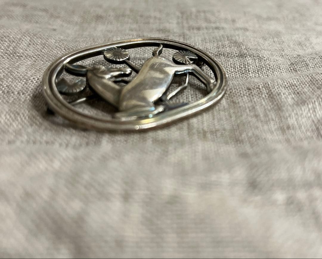 ジョージジェンセン　鹿ブローチ