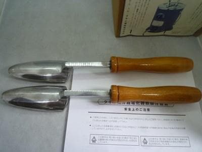 タキイ和裁電化鏝　和裁コテ　和裁こてタキイ製　鏝２本付