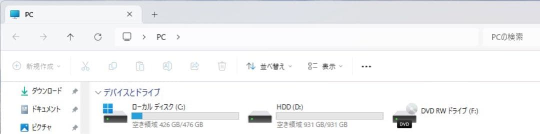 Windowsデスクトップ hp i5-9500 32GB+ 500GB+1TB hp1