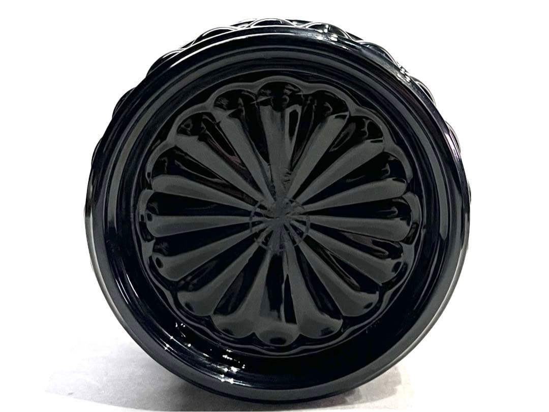 Baccarat バカラ / ※極美品 ブラッククリスタル　ルッセ 蓋物