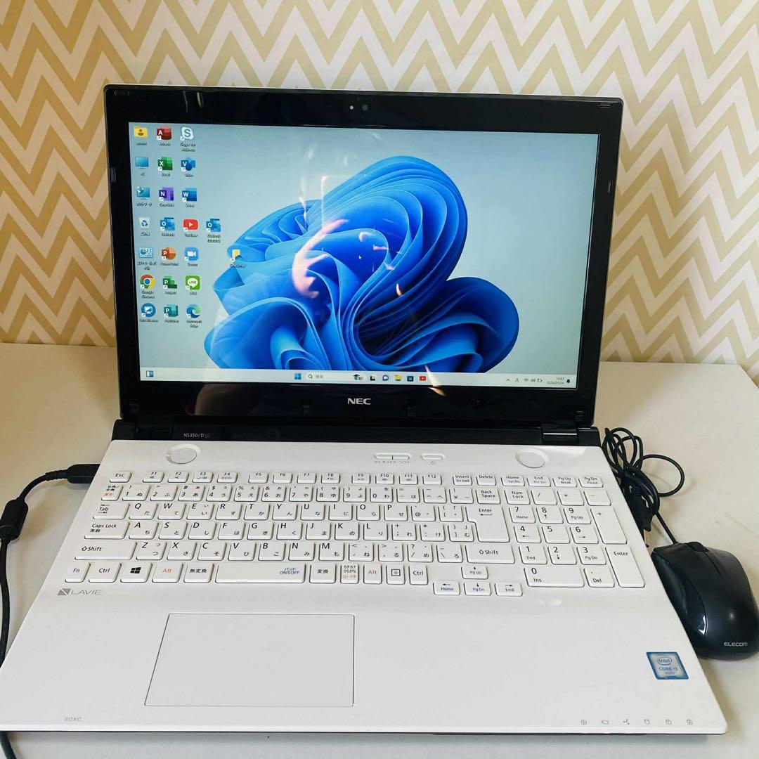 T12 NECノートパソコンSSD第6世代Windows11オフィス2024付き