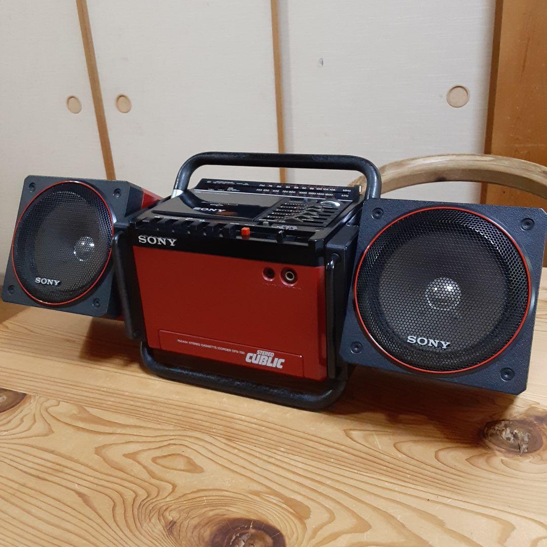 SONY CFS-700 STEREO ラジカセ キューブリック
