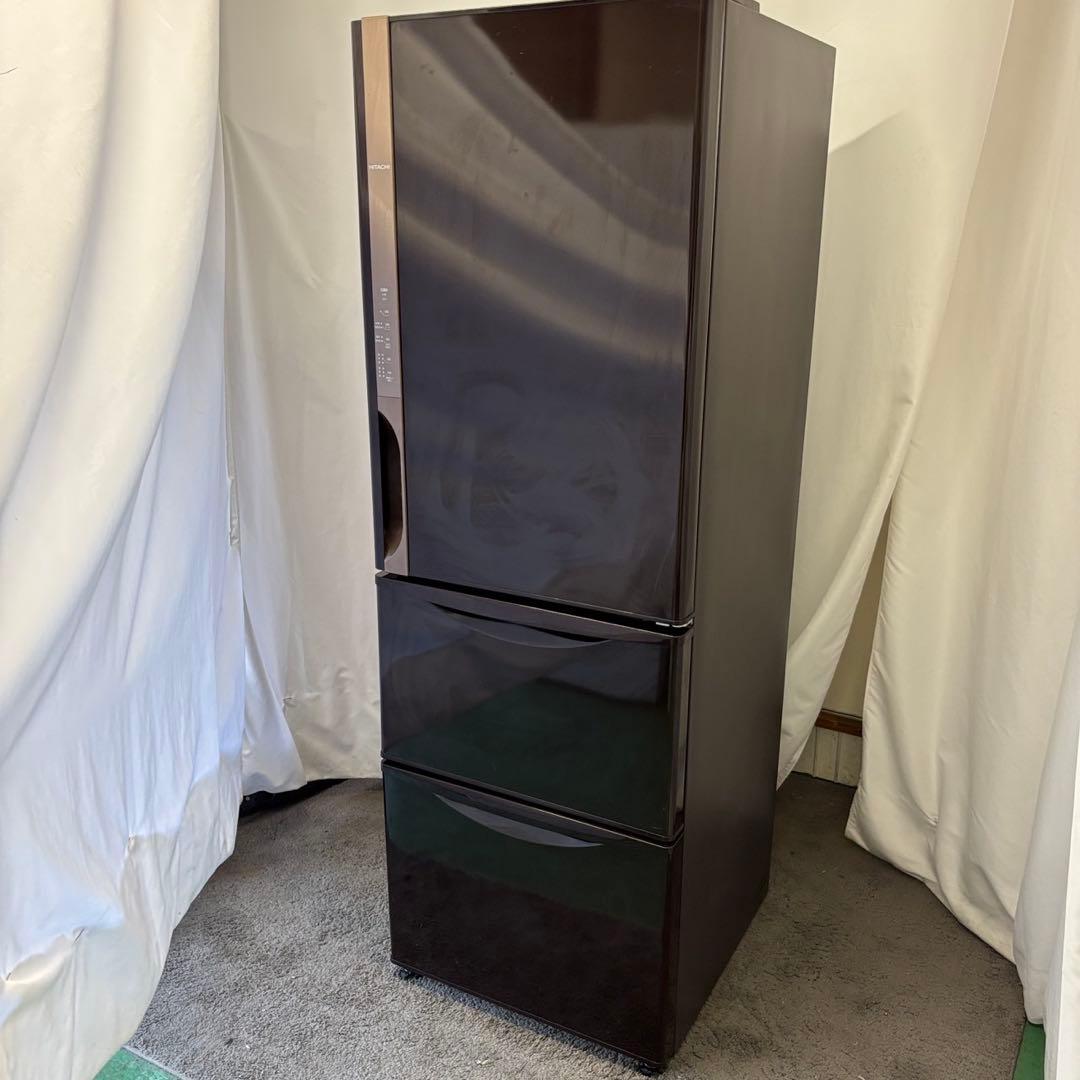 805　日立　冷蔵庫　300-400ℓ　右開き　安い　中古　設置無料　スリム