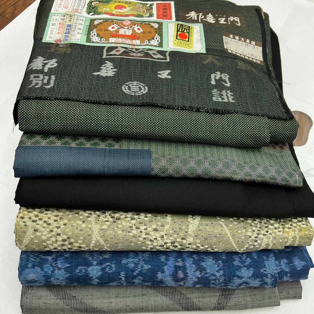 largo様　　全て紬　本場泥大島・絵絣・民藝紬など　リメイク等