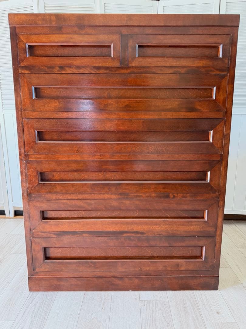 松本民芸家具 ミズメザクラ 無垢材 高山式 D-30型 整理タンス