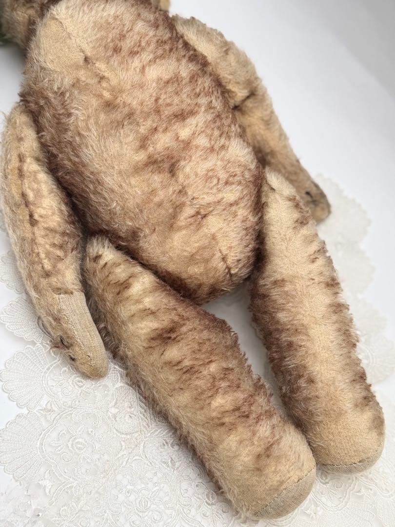 ち*ら様 ハーマン■1930's～1950'sアンティーク大型ベア54cm■HE