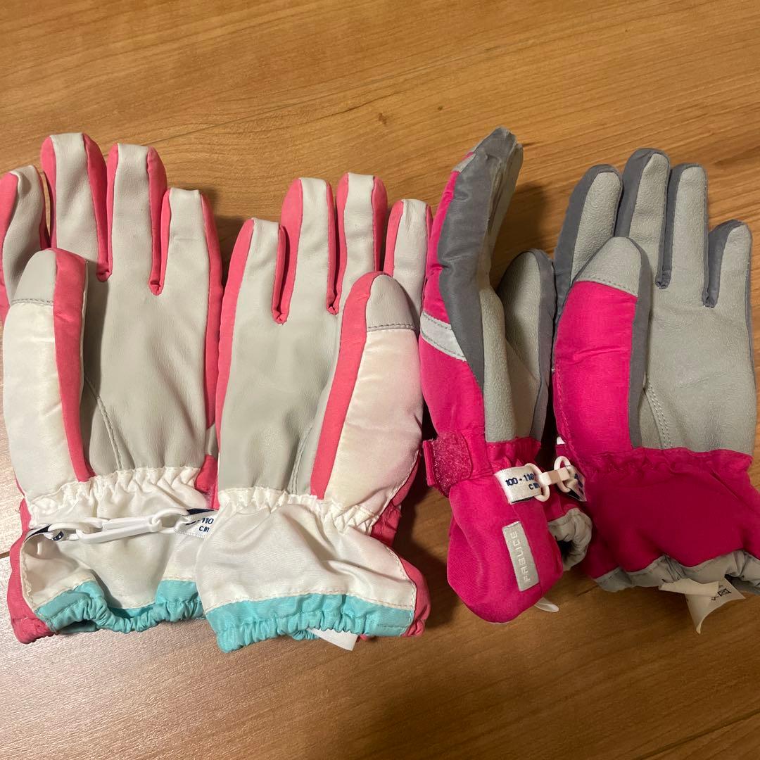 【1/31までの出品】子ども用スキーウェア　セット 手袋　くつ下