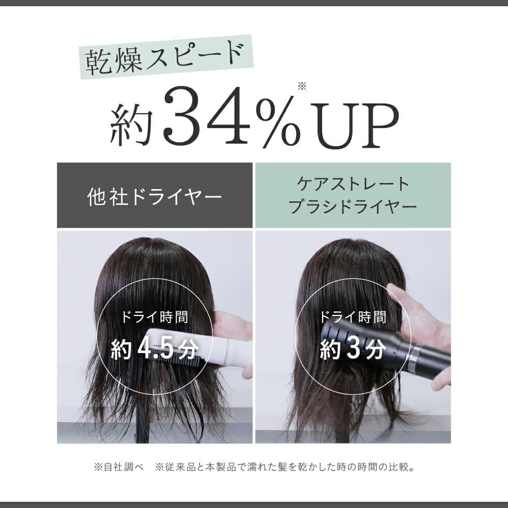 【新品未使用】ストレーニア ケアストレートブラシ ドライヤー くせ毛