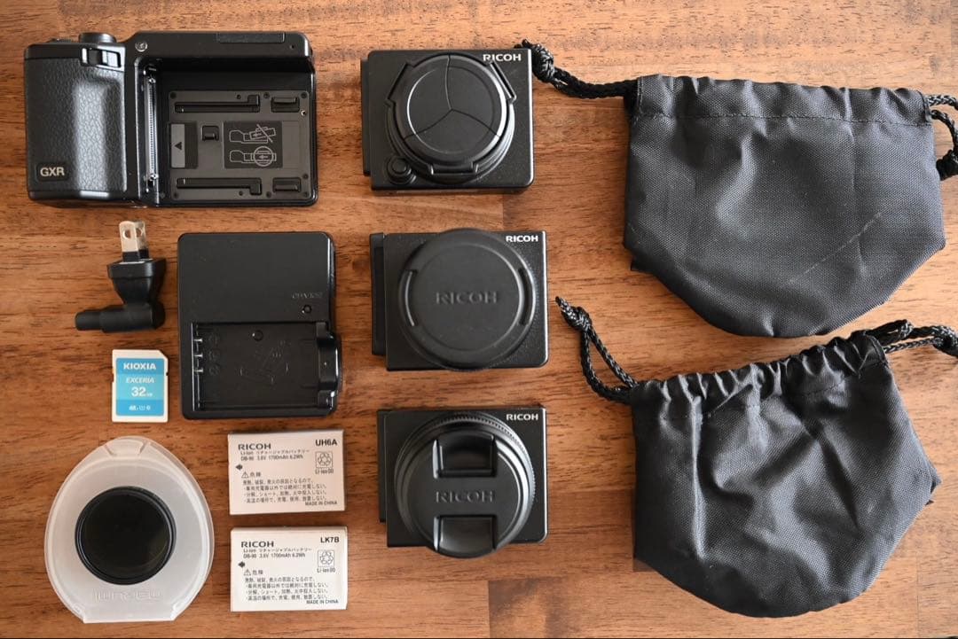 RICOH GXR+レンズ3本A12 28mm&50mm&S10 24-72mm