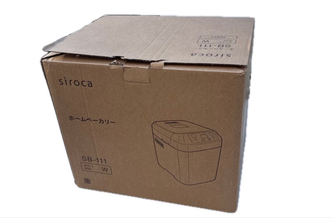 シロカ 全自動ホームベーカリー SB-111 ホワイト