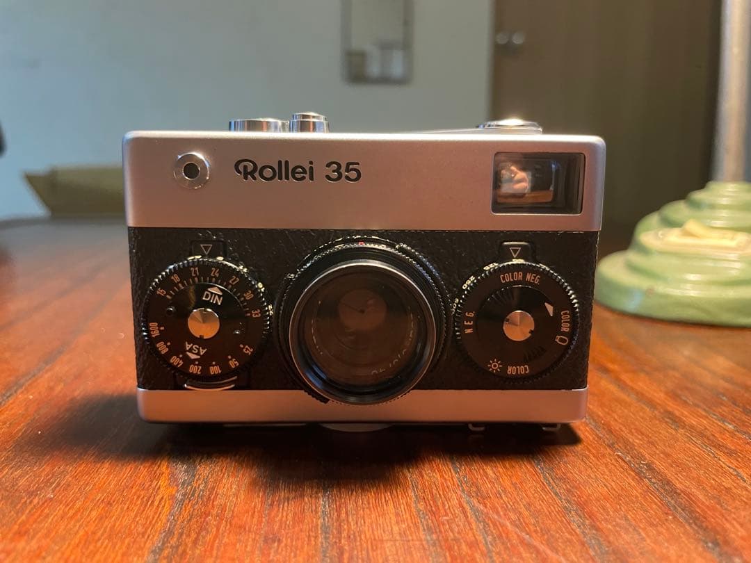 【極美品】Rollei 35 コンパクトフィルムカメラ昭和レトロ電池アダプタ付き