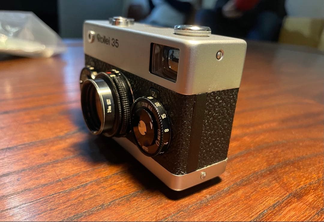 【極美品】Rollei 35 コンパクトフィルムカメラ昭和レトロ電池アダプタ付き