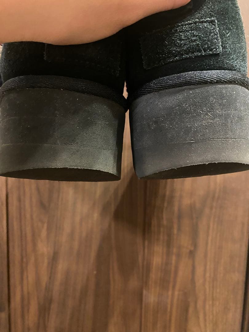 UGG CLASSIC ULTRA MINI PLATFORM ブラック　25