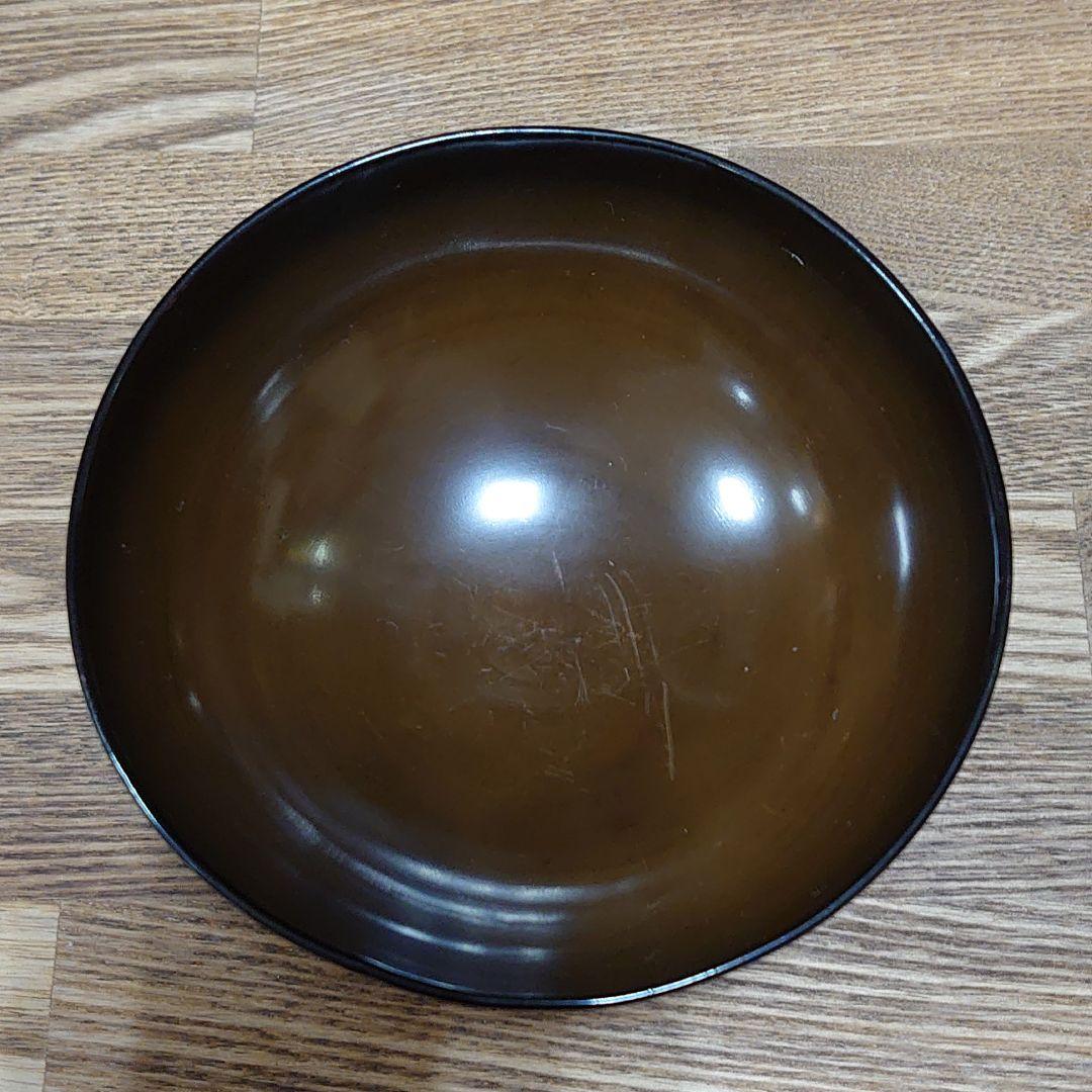 昔の吸物椀8客セット「あA14 漆器 蒔絵 千鳥 明治 大正 昭和 江戸骨董」