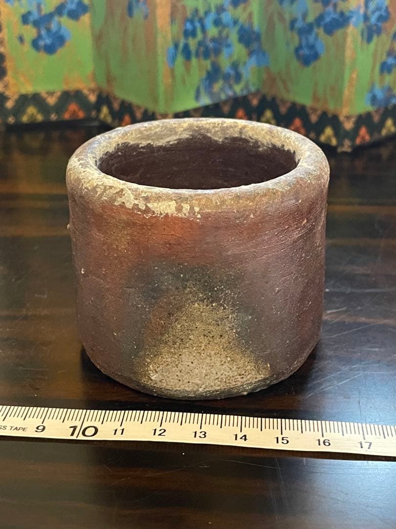 美品　作家物　備前焼　花瓶　一輪挿し　陶器製 手作り陶器　花器5点セット