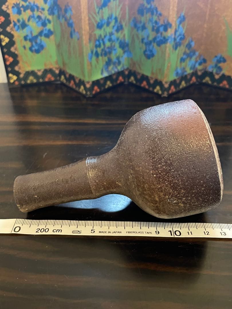 美品　作家物　備前焼　花瓶　一輪挿し　陶器製 手作り陶器　花器5点セット