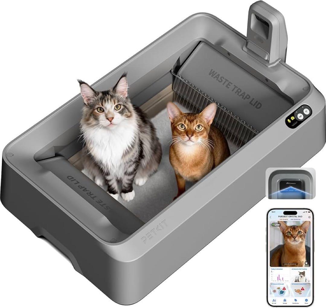 PETKIT 猫トイレ PUROBOT CRYSTAL DUO