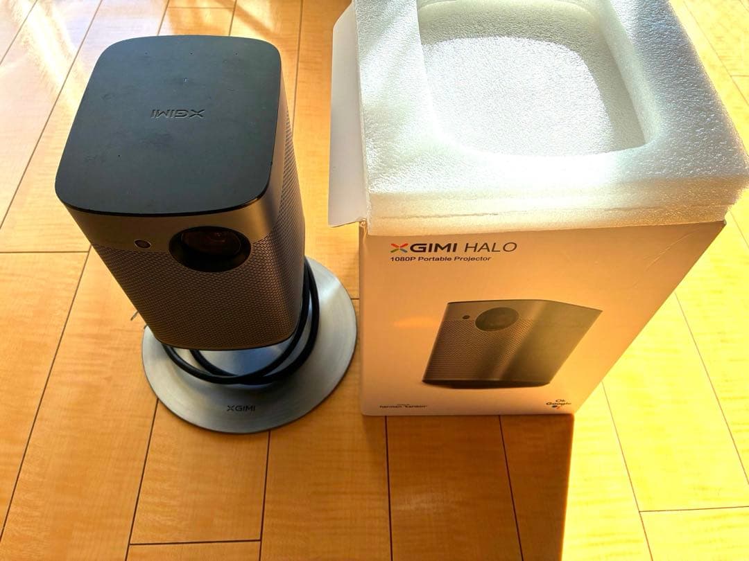 XGIMI HALO 1080P ポータブルプロジェクター 本体＋台