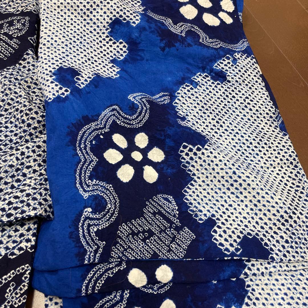 お洒落有松絞り綿浴衣１４枚まとめ売り⭐️藍染⭐️売り切り
