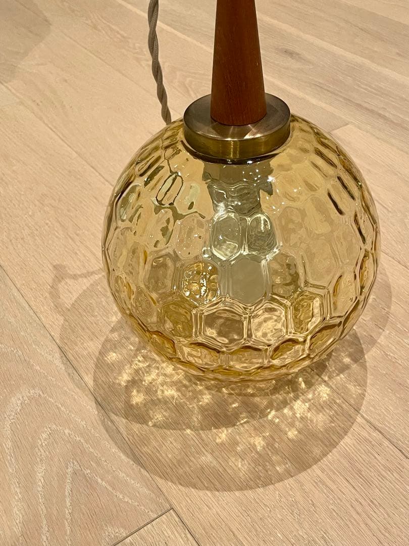 【nomiさま専用】ヴィンテージ デザインガラス ペンダントランプ