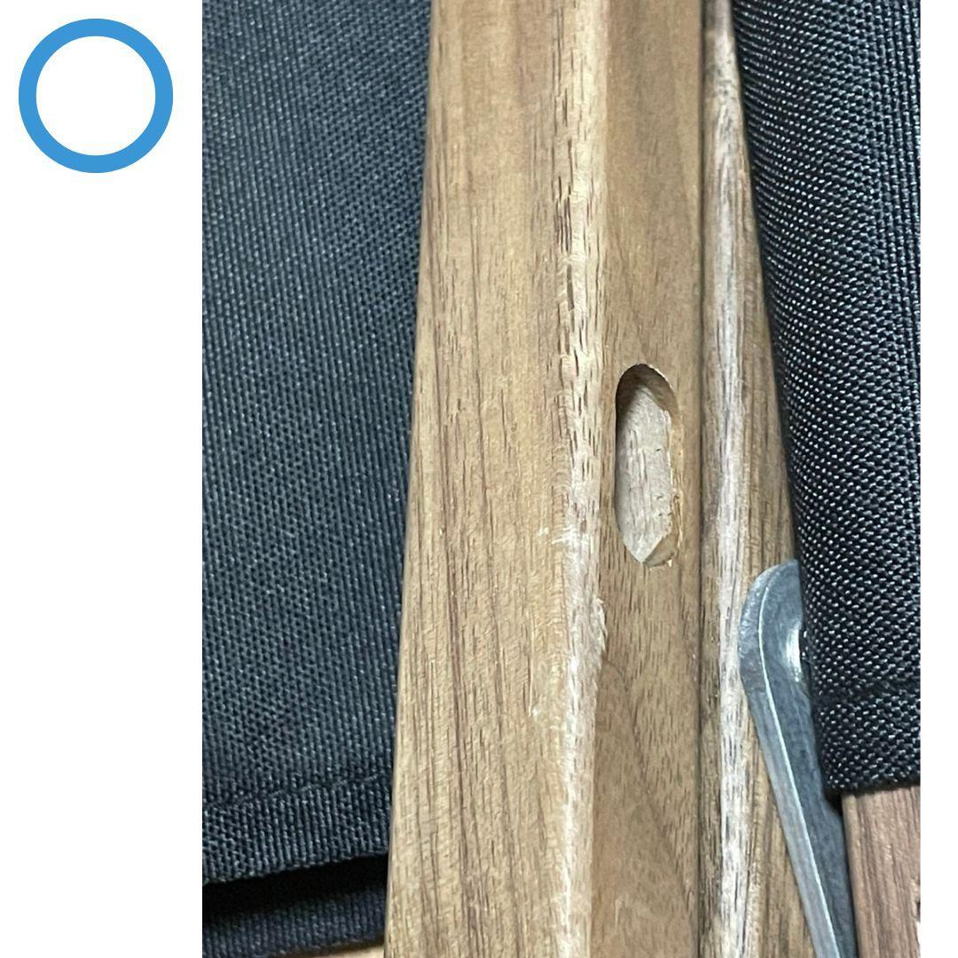 【そり 訳有】カーミットチェア 同規格 カーミット ウォールナットチェアー