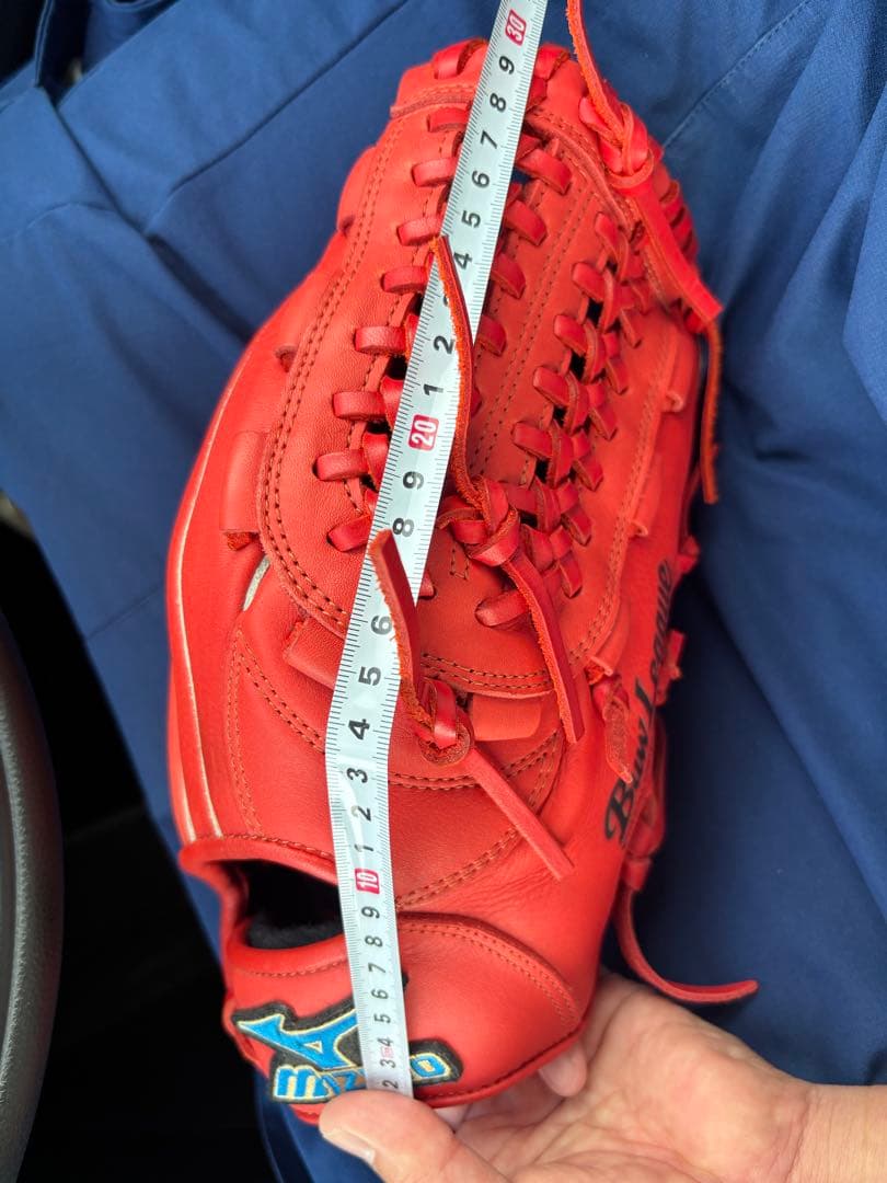Mizuno Buw League 軟式グローブ 赤　レッド