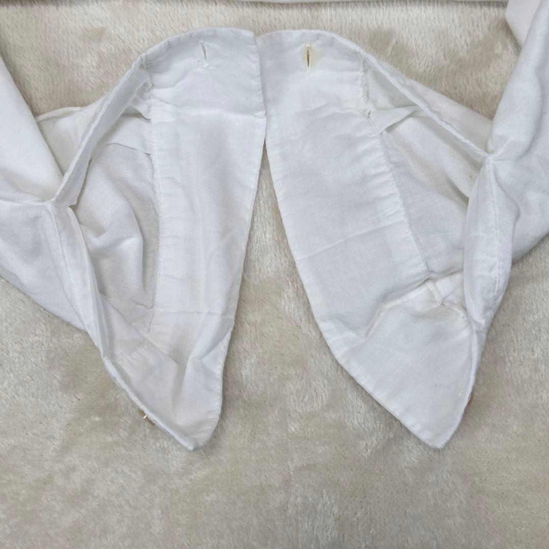 45rpm コットンシャツ ピンタック 白 サイズ3 L