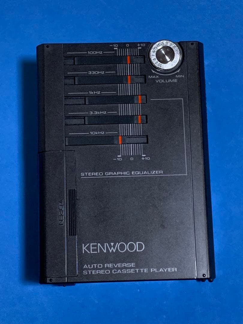 KENWOOD オートリバース ステレオカセットプレーヤー CP-G5 動作美品