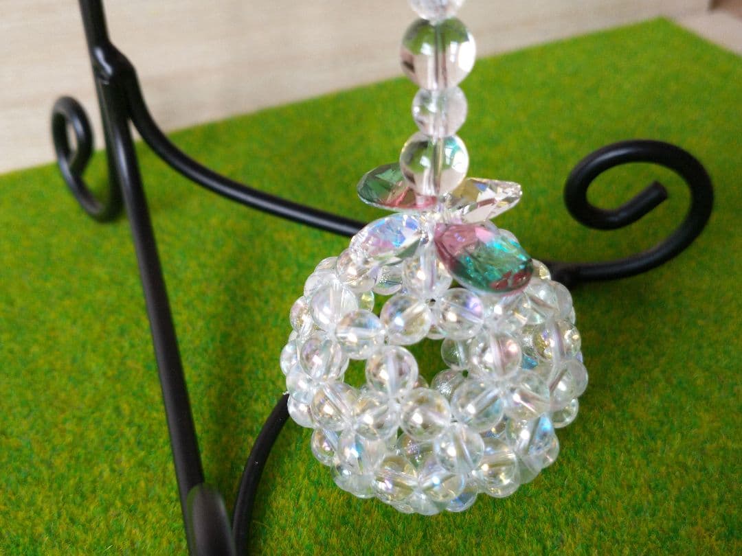 天然石水晶フラーレンキャッチャー　オーロラ６ミリ