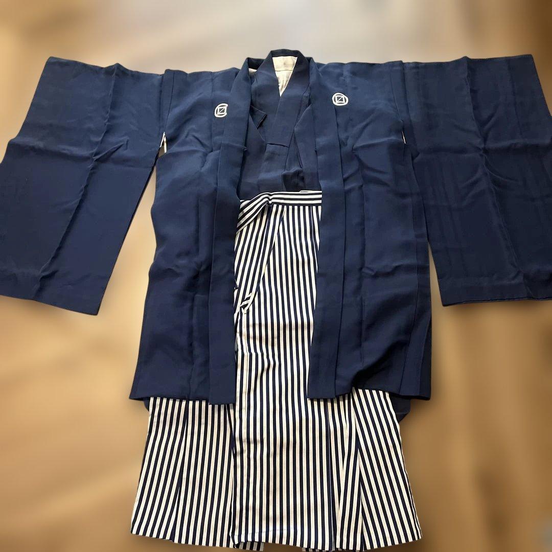 七五三 五歳 紋付絹着物 フルセット