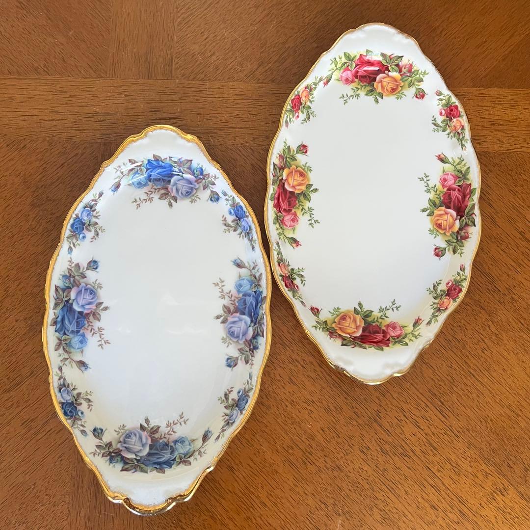 【美品】ロイヤルアルバート★ムーンライト＆オールドカントリーローズ★4枚セット