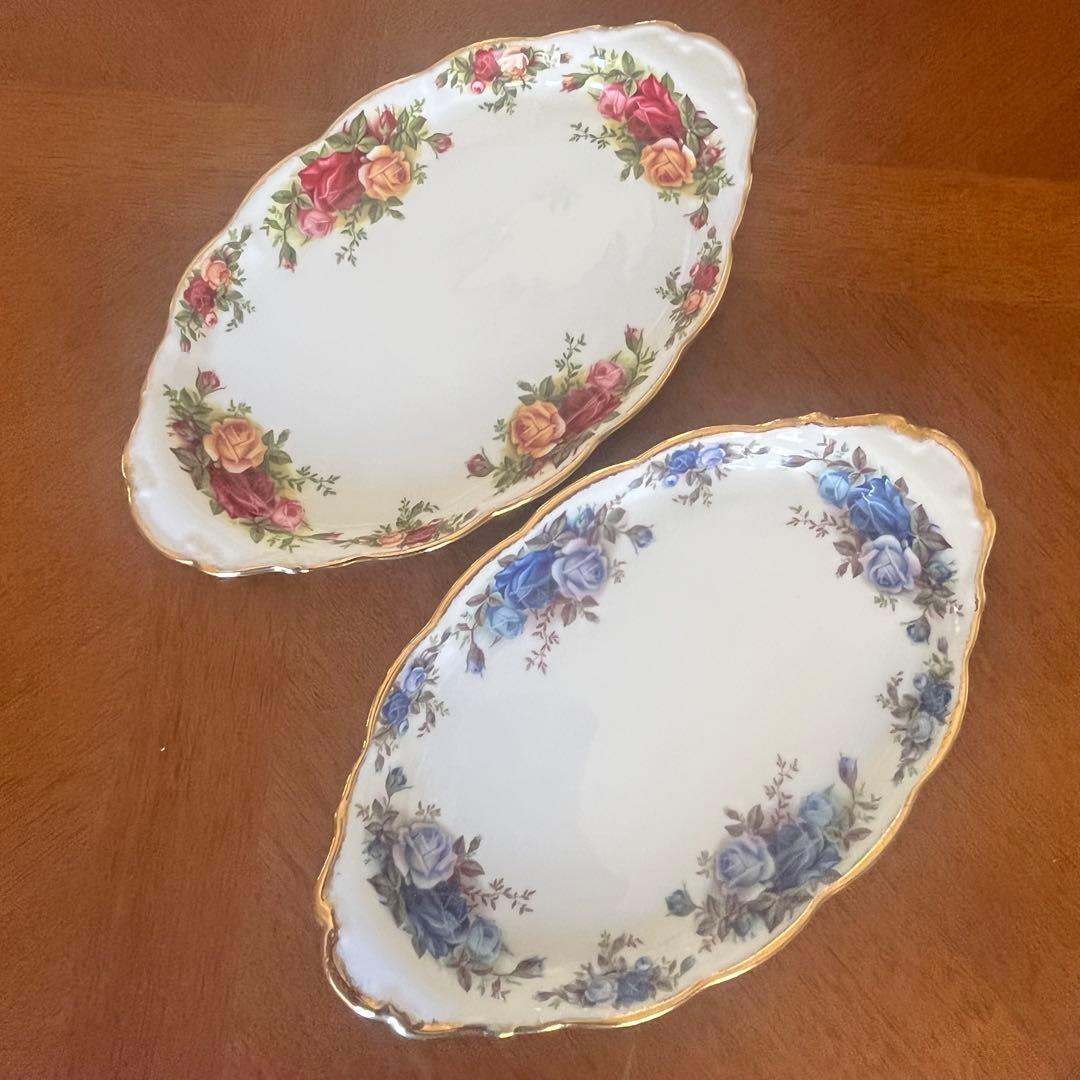 【美品】ロイヤルアルバート★ムーンライト＆オールドカントリーローズ★4枚セット