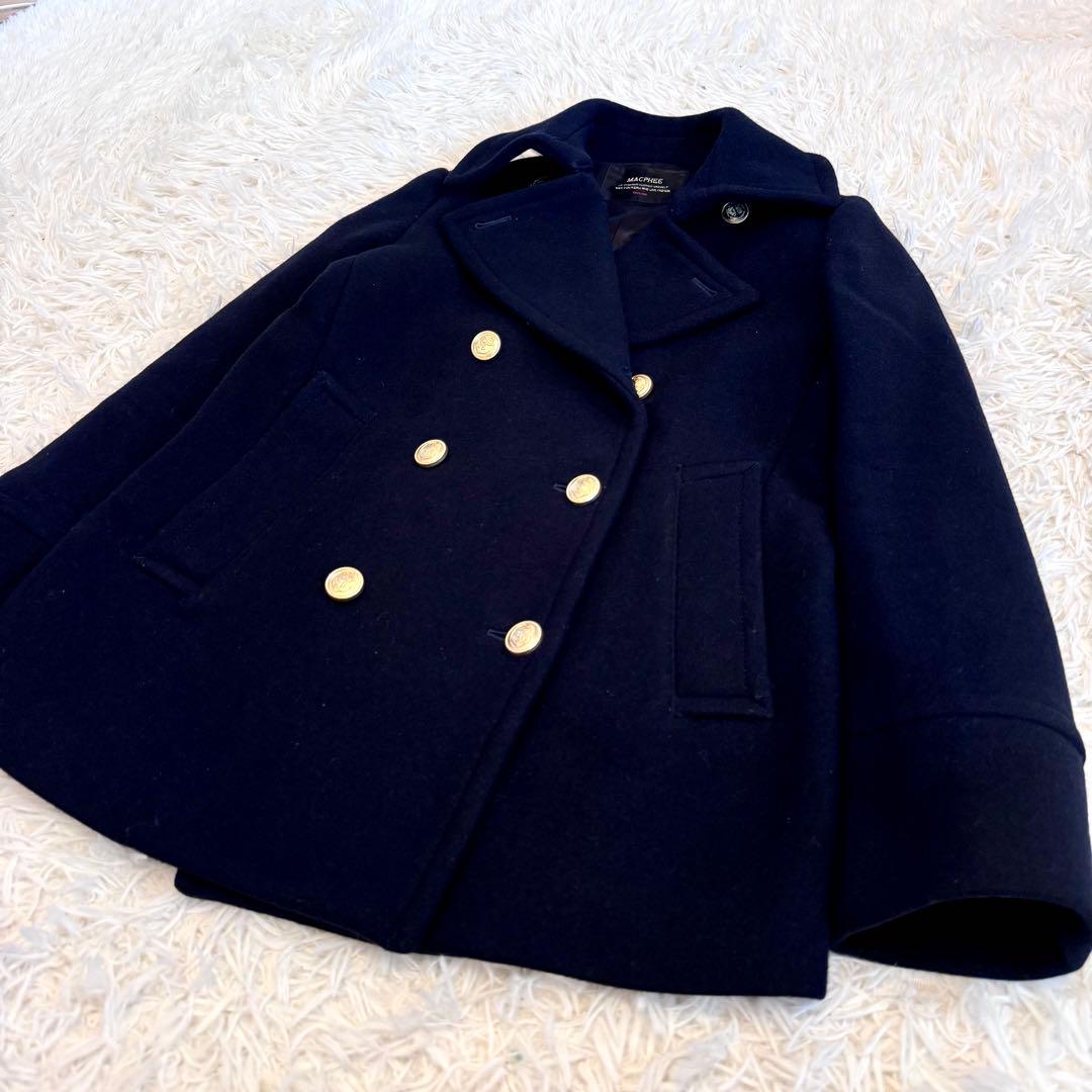 【RITZ様 美品】トゥモローランド マカフィー 金ボタン 肉厚ピーコート 38