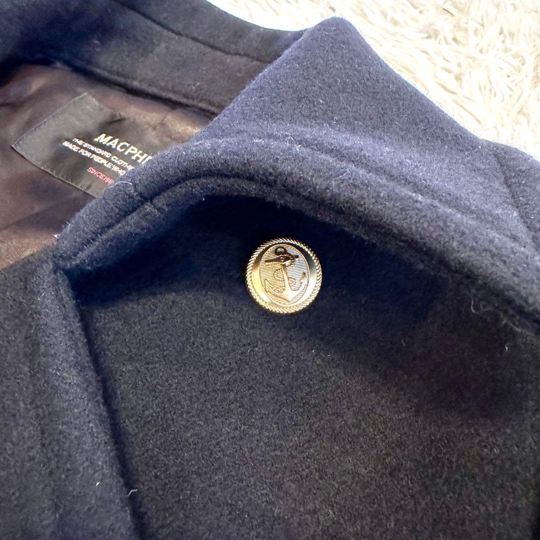 【RITZ様 美品】トゥモローランド マカフィー 金ボタン 肉厚ピーコート 38