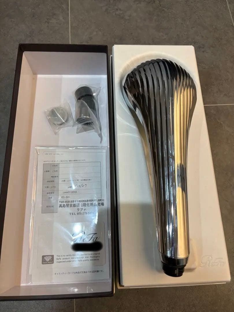 リファ　ファインバブルu シャワーヘッド