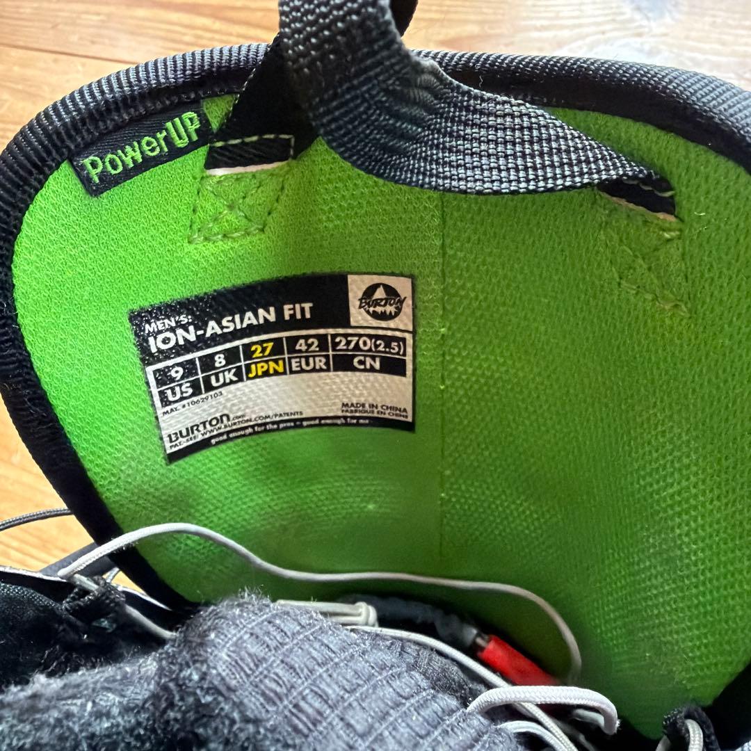 BURTON ION-ASIAN FIT 27cm ブラック