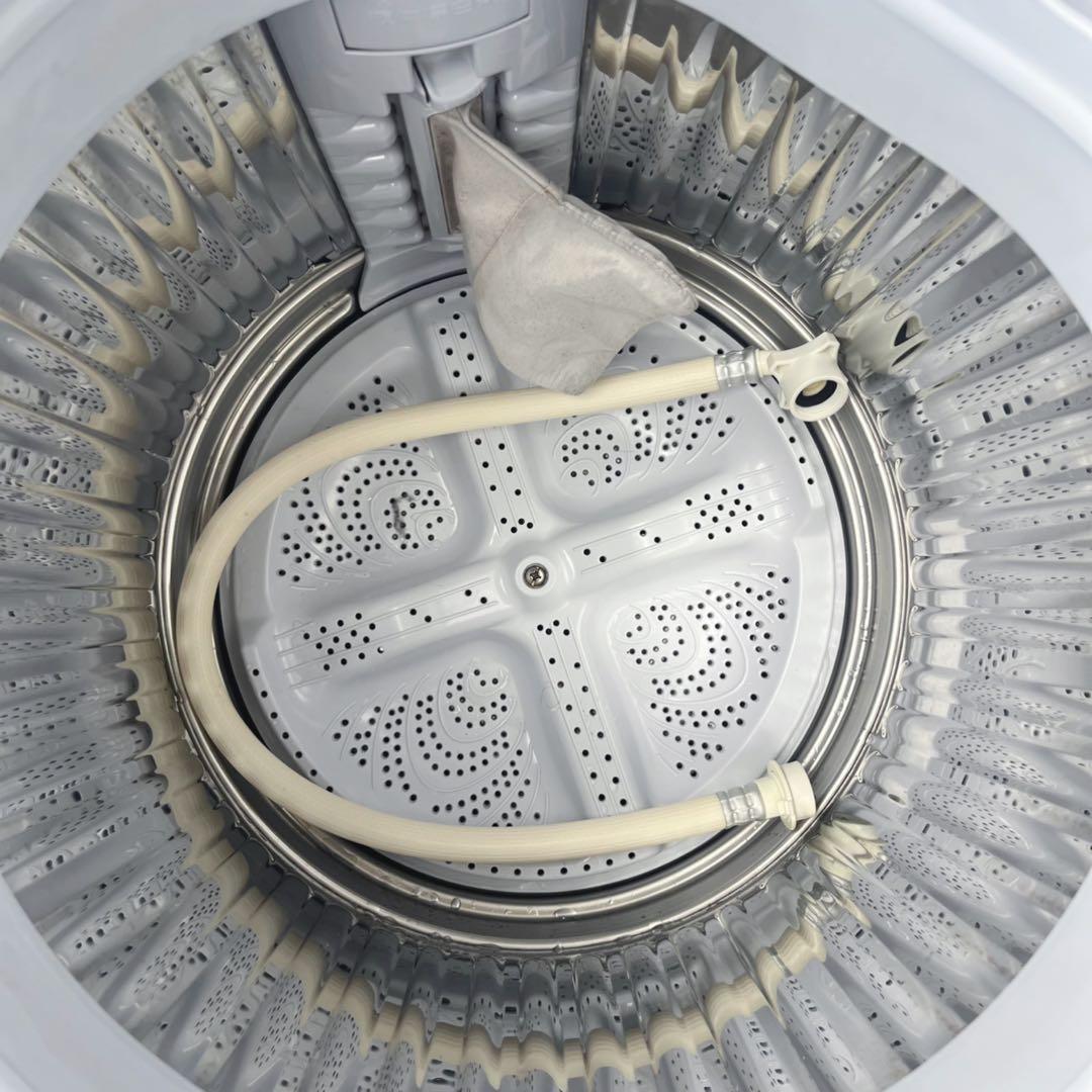 取付無料！完動品！SHARPパステルピンク6kg洗濯機・シルバーインテリア冷蔵庫