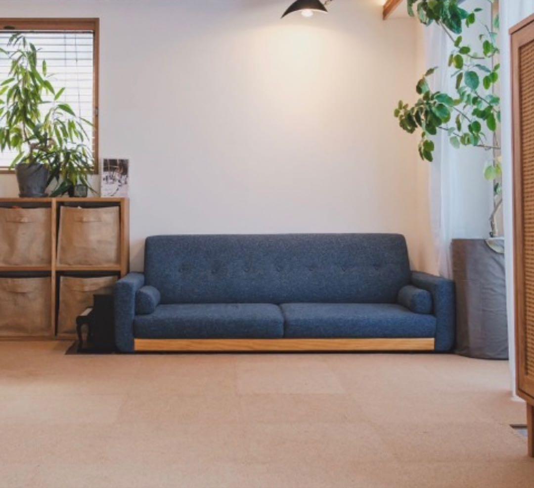 【定価42,000円】LOWYAソファー 3人用掛け幅175cm【直接受渡し可】